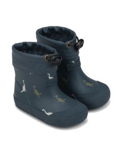 Bundgaard Gummistiefel Malik Navy Dino WARM