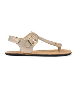 Koel Ariana Sandale Metallic Champagne Barfußschuh