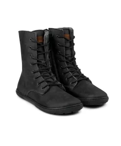 Koel FARO Boot Lammfell black Barfußschuh