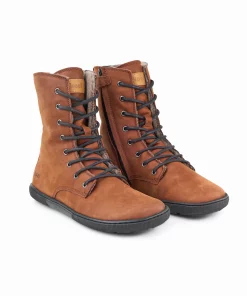 Koel FARO Boot Lammfell chocolate Barfußschuh